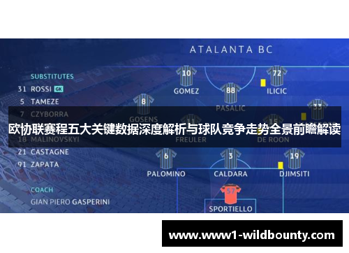 欧协联赛程五大关键数据深度解析与球队竞争走势全景前瞻解读